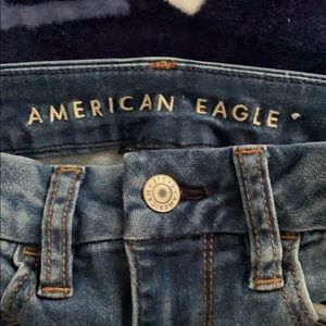 american eagle ripped jeans